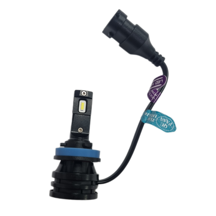 Exelite Multifit LED Headlamp Globes (H8, H11, H16) - Pack of 2