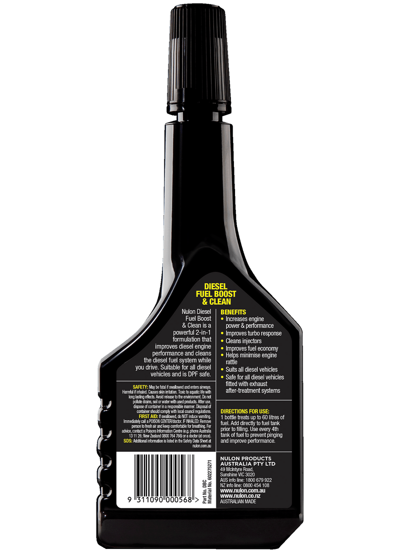 Nulon Diesel Fuel Boost & Clean - 300ml