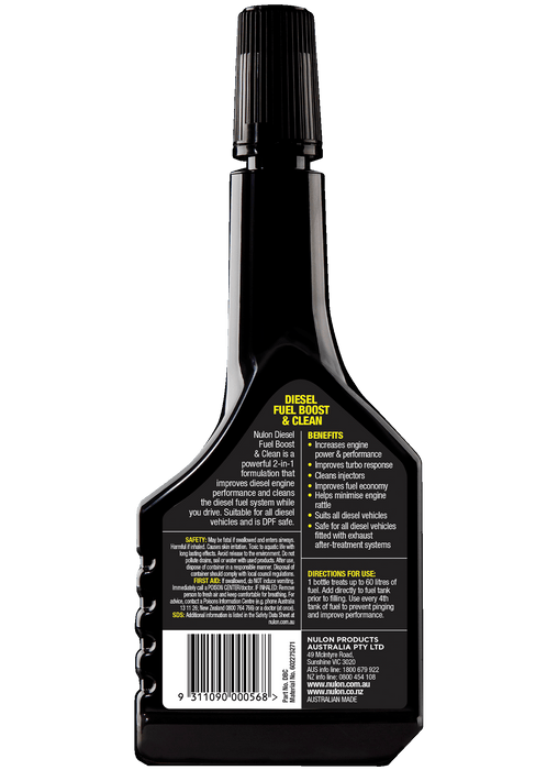 Nulon Diesel Fuel Boost & Clean - 300ml