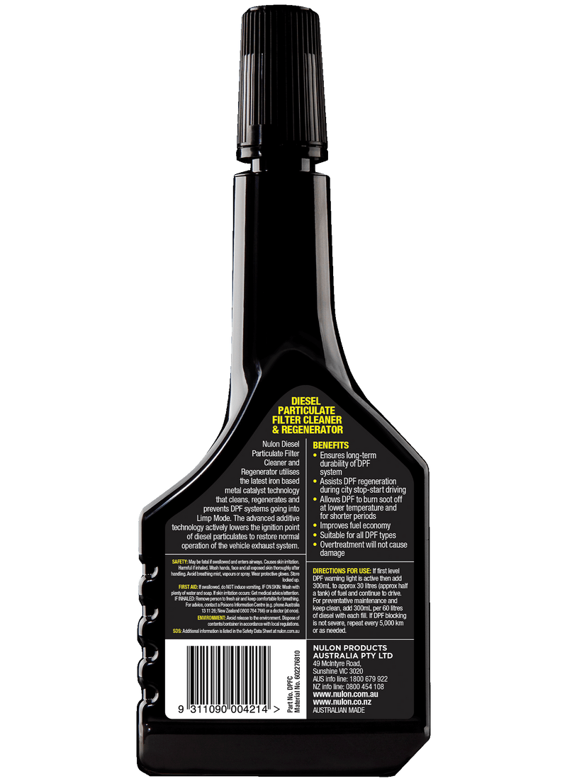 Nulon DPF Cleaner & Regenerator - 300ml