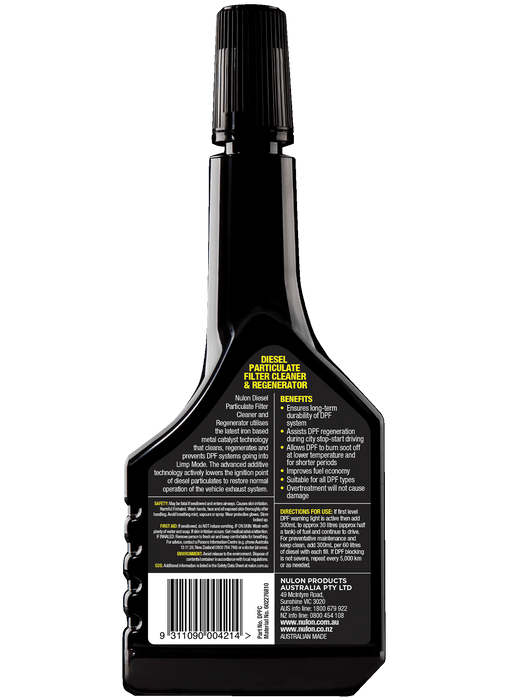 Nulon DPF Cleaner & Regenerator - 300ml