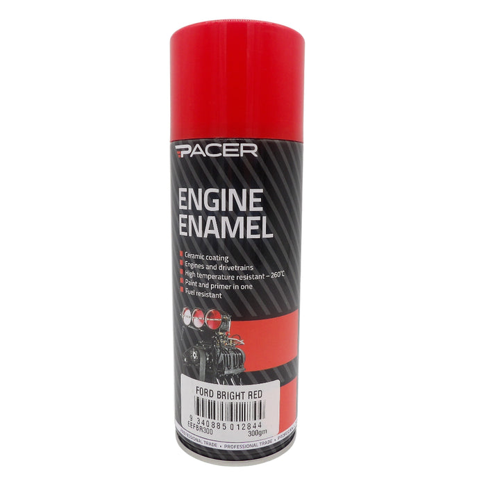 Pacer Engine Enamel [Ford Bright Red] - 300g Aerosol