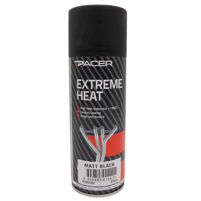 Pacer Extreme Heat [Matt Black] - 300gm Aerosol