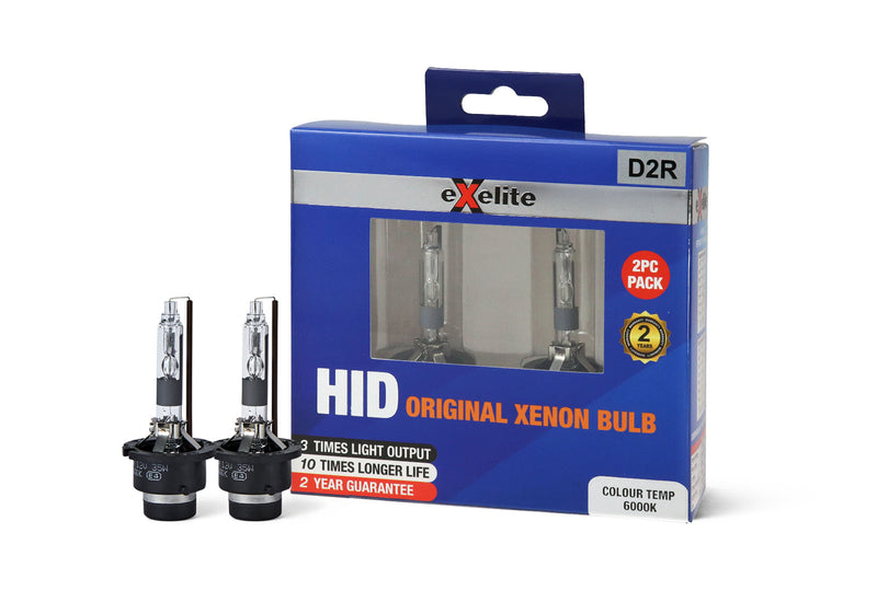 Exelite D2R HID 35W 6000K Xenon Globe (Pack of 2)