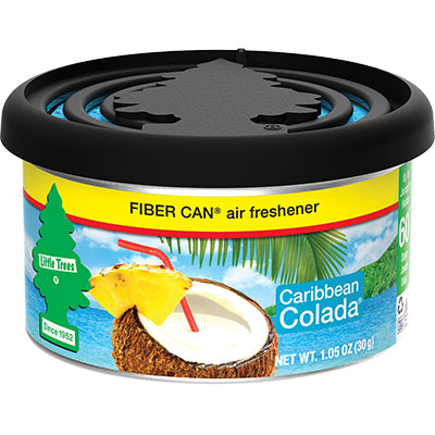 Little Trees Fibre Can Air Freshener - Caribbean Colada