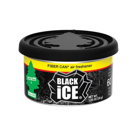 Little Trees Fibre Can Air Freshener - Black Ice