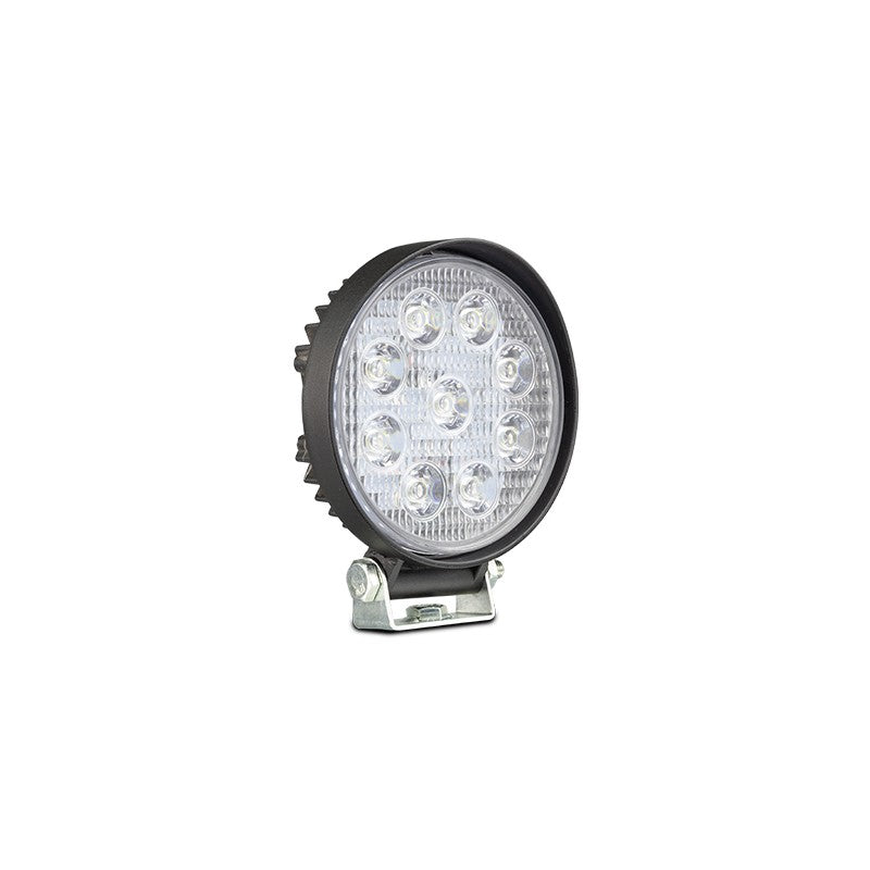 LED Autolamps LED High Powered Flood Lamp in Round Alloy Housing - 27 Watt Output