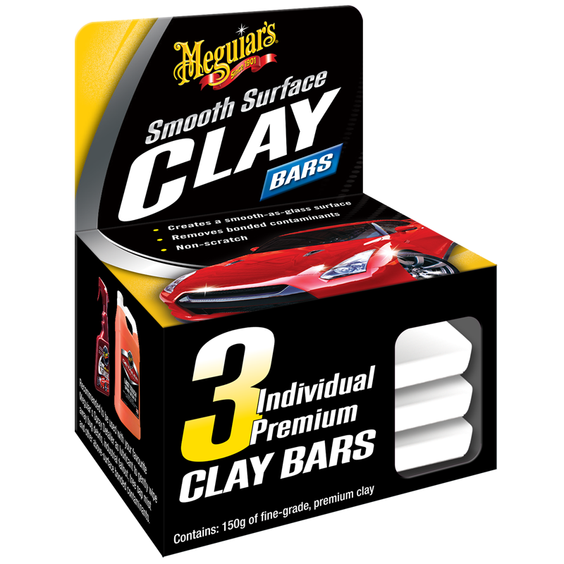Meguiar's Smooth Surface Clay Bar (3 Pack)