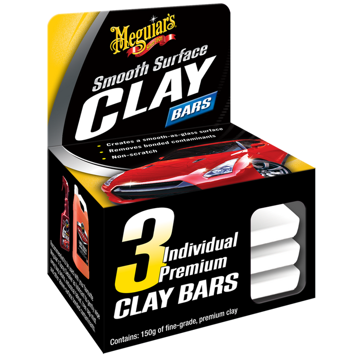 Meguiar's Smooth Surface Clay Bar (3 Pack)