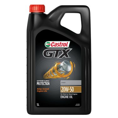 Castrol GTX 20W50 Engine Oil - 5 Litre