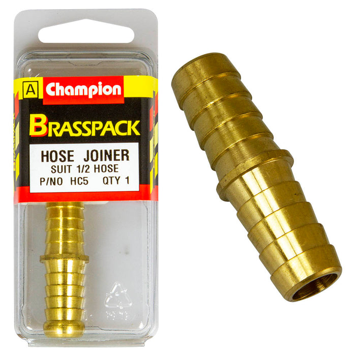 Champion Brass Straight Hose Joiner [1/2" Hose] - HC5