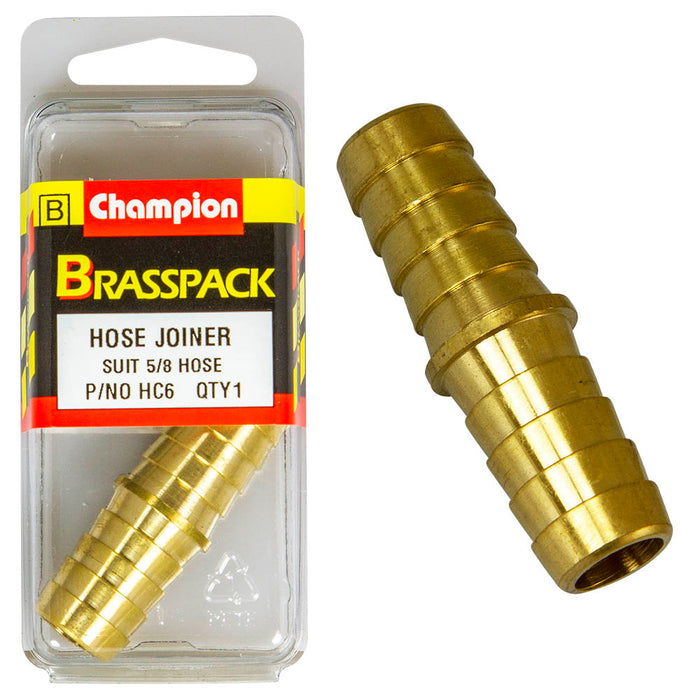 Champion Brass Straight Hose Joiner [5/8" Hose] - HC6