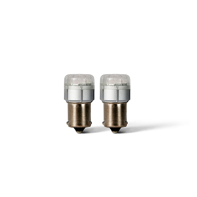 Exelite LED Bayonet Globe [12V 21W BAU15S Amber] (Pack of 2)