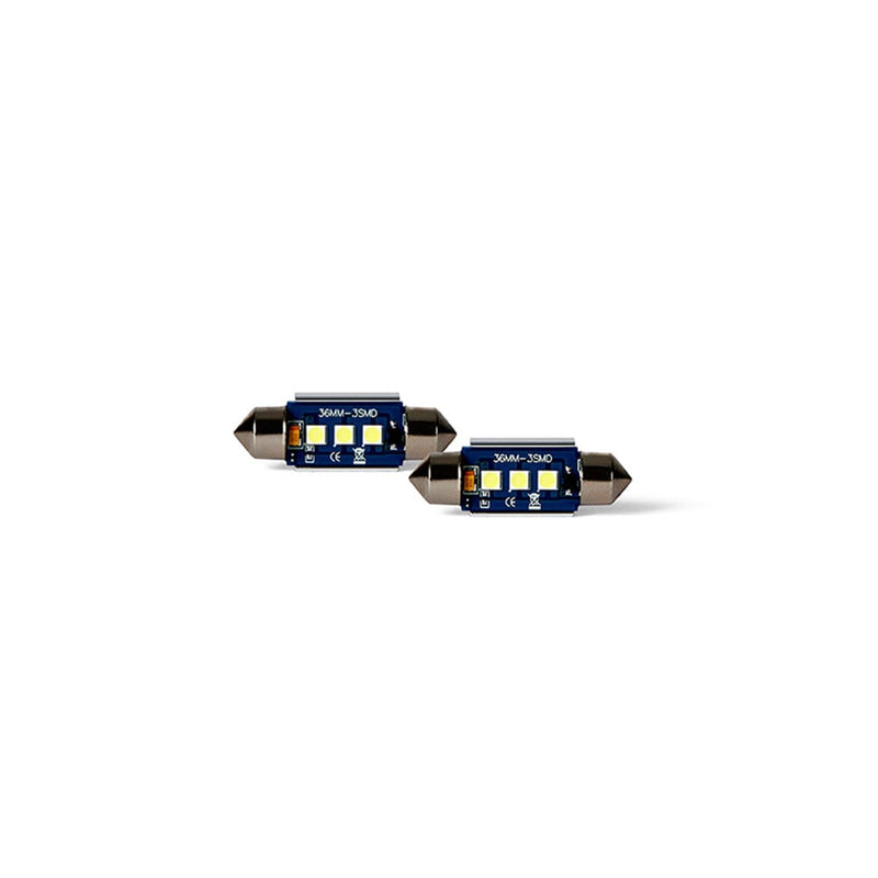 Exelite LED Festoon Globe [12V 10W SV8.5 T11 36mm 6500K] (Pack of 2)