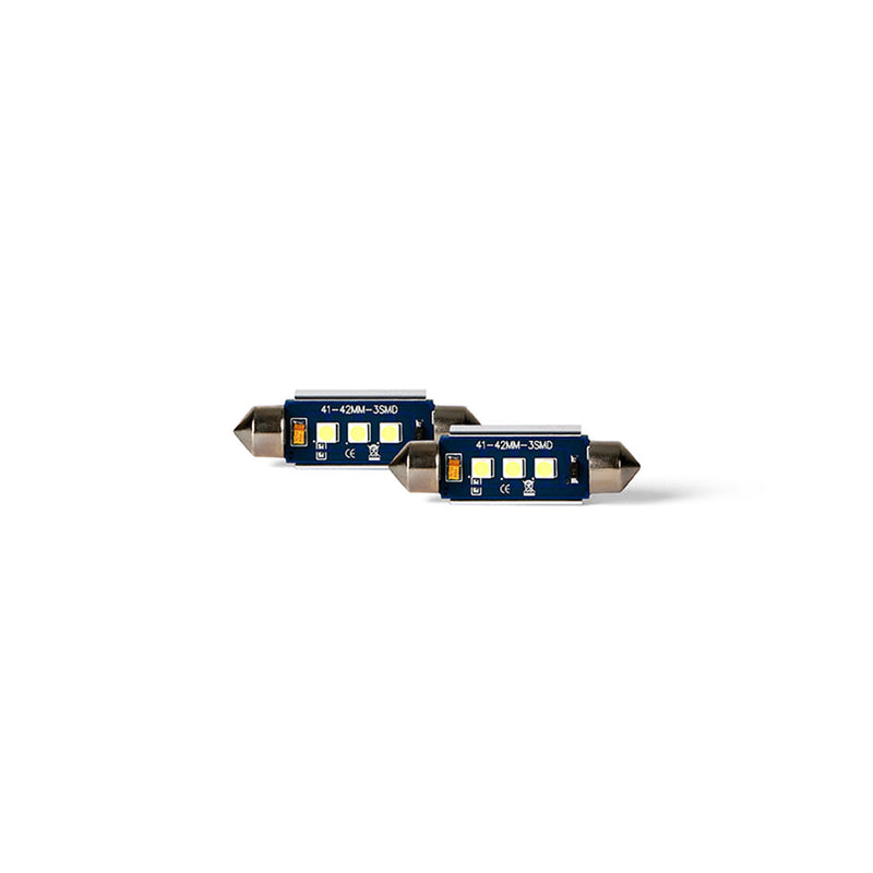 Exelite LED Festoon Globe [12V 10W SV8.5 T11 41mm 6500K] (Pack of 2)