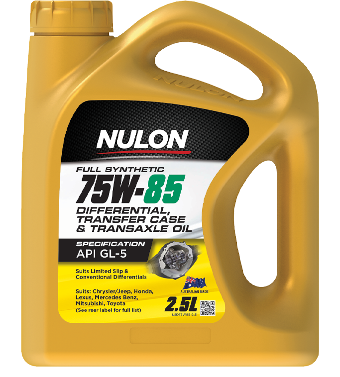 Nulon Full Synthetic 75W-85 Differential Transfer Case & Transaxle Oil - 2.5 Litre
