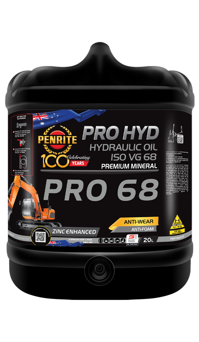 Penrite Indus Pro Hydraulic Oil ISO 68 - 20 Litre