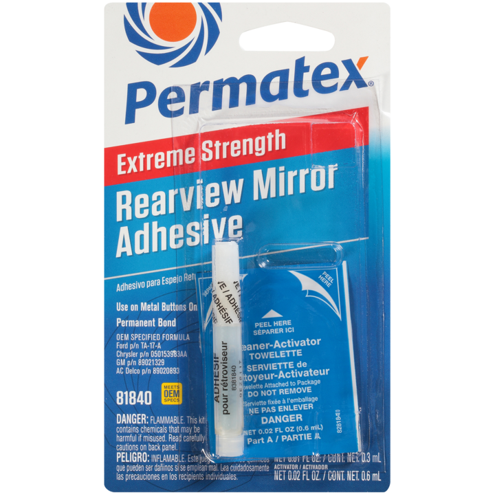 Permatex Extreme Strength Rearview Mirror Adhesive - 81840