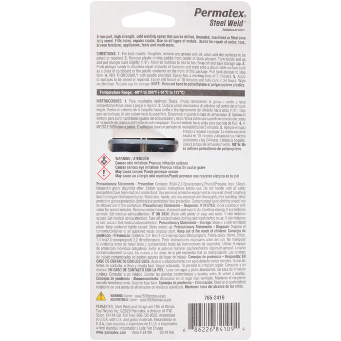 Permatex Steel Weld (25ml) - 84109