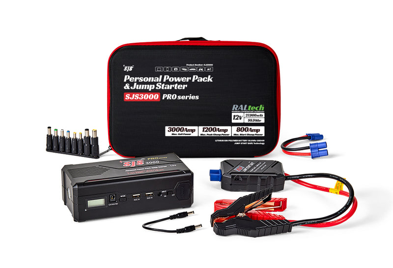 SJS Personal Power Pack & Jump Starter - SJS3000