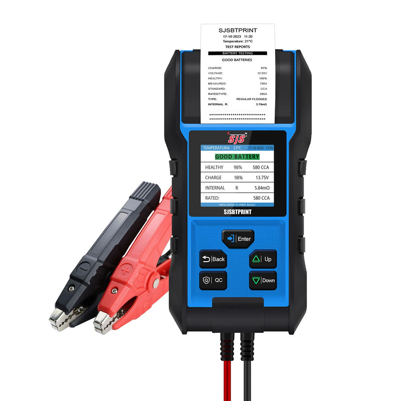 SJS Battery Tester with Printer - SJSBTPRINT