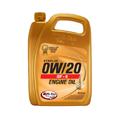 Hi-Tec SynPlus 0W20 GF6 Engine Oil - 5 Litre