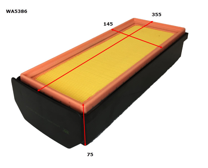Wesfil Air Filter - WA5386 (A1881)