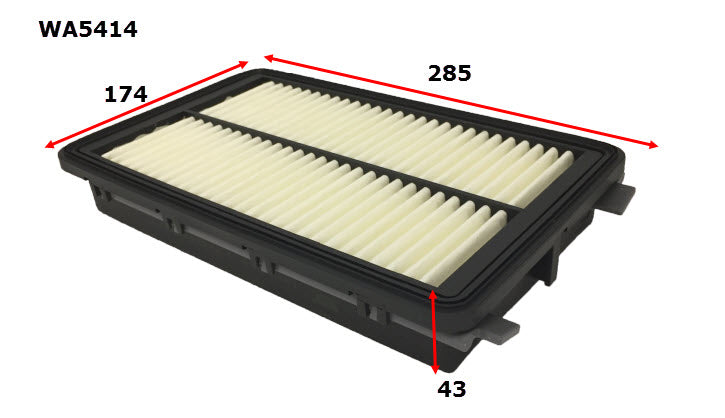 Wesfil Air Filter - WA5414 (A1917)