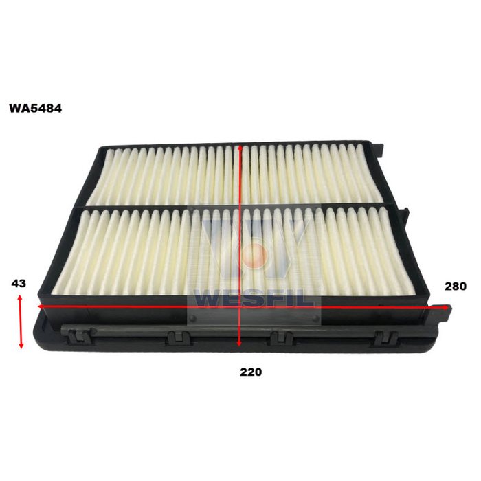 Wesfil Air Filter - WA5484 (A2025)