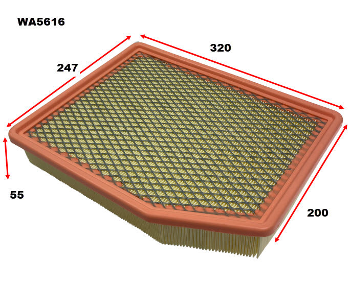 Wesfil Air Filter - WA5616 (A2089)