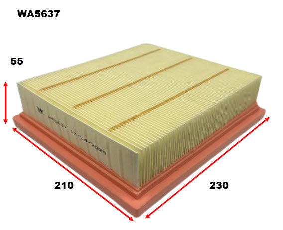 Wesfil Air Filter - WA5637 (A2105)