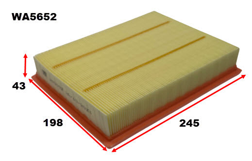 Wesfil Air Filter - WA5652 (A2107)