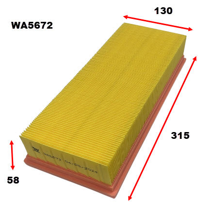 Wesfil Air Filter - WA5672