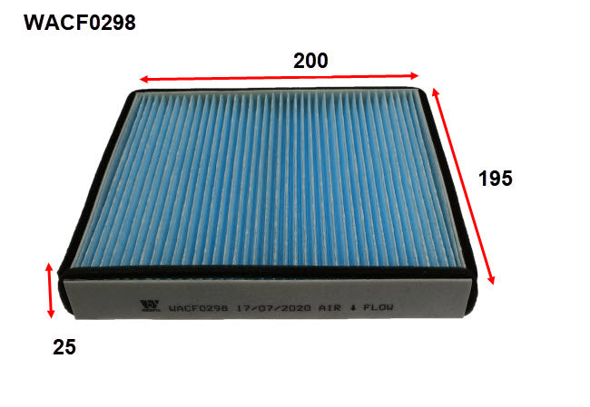 Wesfil Cabin / Pollen Filter - WACF0298 (RCA426M)