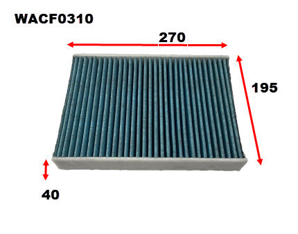 Wesfil Cabin / Pollen Filter - WACF0310 (RCA422P)