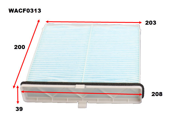 Wesfil Cabin / Pollen Filter - WACF0313 (RCA468M)