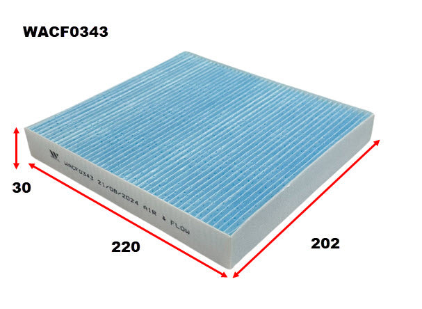 Wesfil Cabin / Pollen Filter - WACF0343 (RCA457M)
