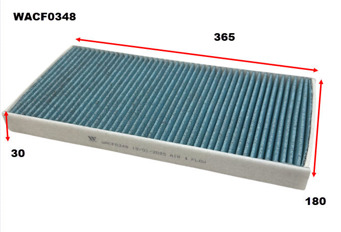 Wesfil Cabin / Pollen Filter - WACF0348 (RCA485M)