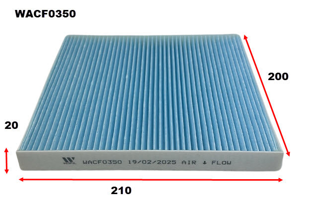 Wesfil Cabin / Pollen Filter - WACF0350