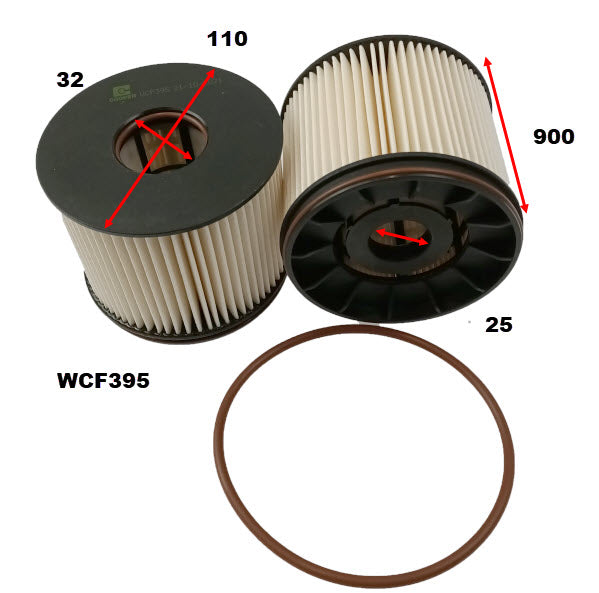 Wesfil Diesel Fuel Filter - WCF395 (R2922P)