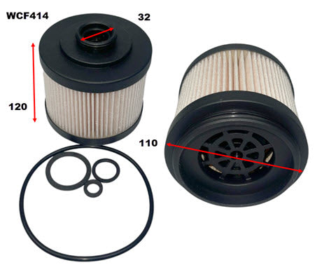 Wesfil Diesel Fuel Filter - WCF414 (R2979P)