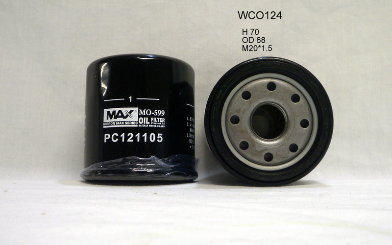 Wesfil Oil Filter - WCO124NM