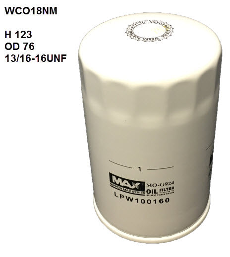 Wesfil Oil Filter - WCO18NM (Z689)