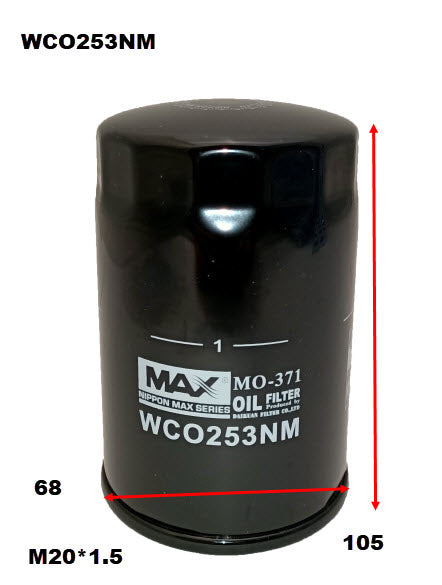 Wesfil Oil Filter - WCO253NM (Z1202)