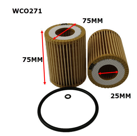 Wesfil Oil Filter - WCO271 (R2940P)