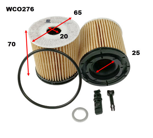 Wesfil Oil Filter - WCO276 (R2936P)