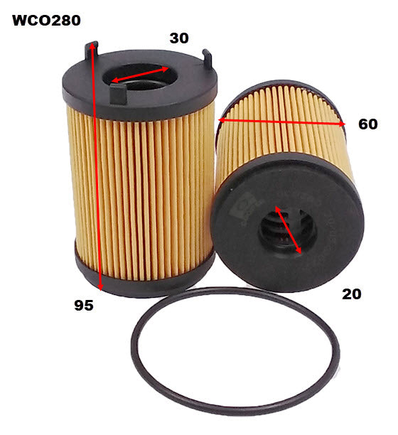 Wesfil Oil Filter - WCO280 (R2930P)