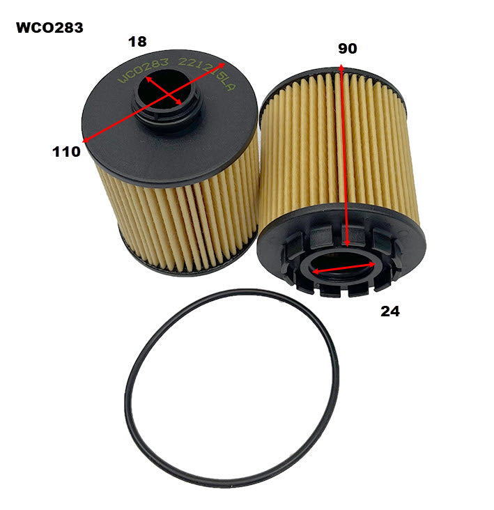 Wesfil Oil Filter - WCO283 (R2975P)