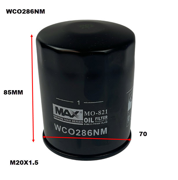 Wesfil Oil Filter - WCO286NM (Z1155)