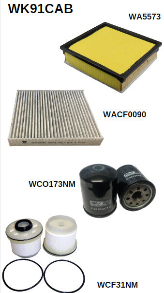 Wesfil Filter Service Kit - WK91CAB (RSK61C)